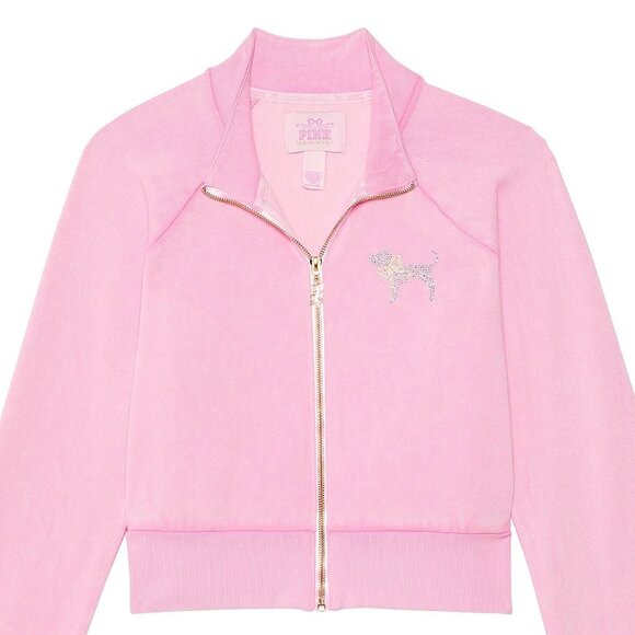 PINK x LoveShackFancy Reissued Full-Zip Sweatshirt & Flare Leggings Set LARGE - Picture 11 of 16